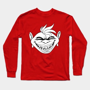 Grinning Gremlin - Lines Long Sleeve T-Shirt